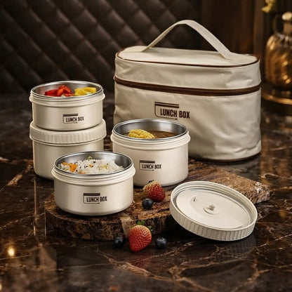 Portable Lunch Box With Insulated Bag