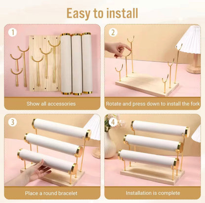 3-Tier Bracelet Jewelry Organizer Stand
