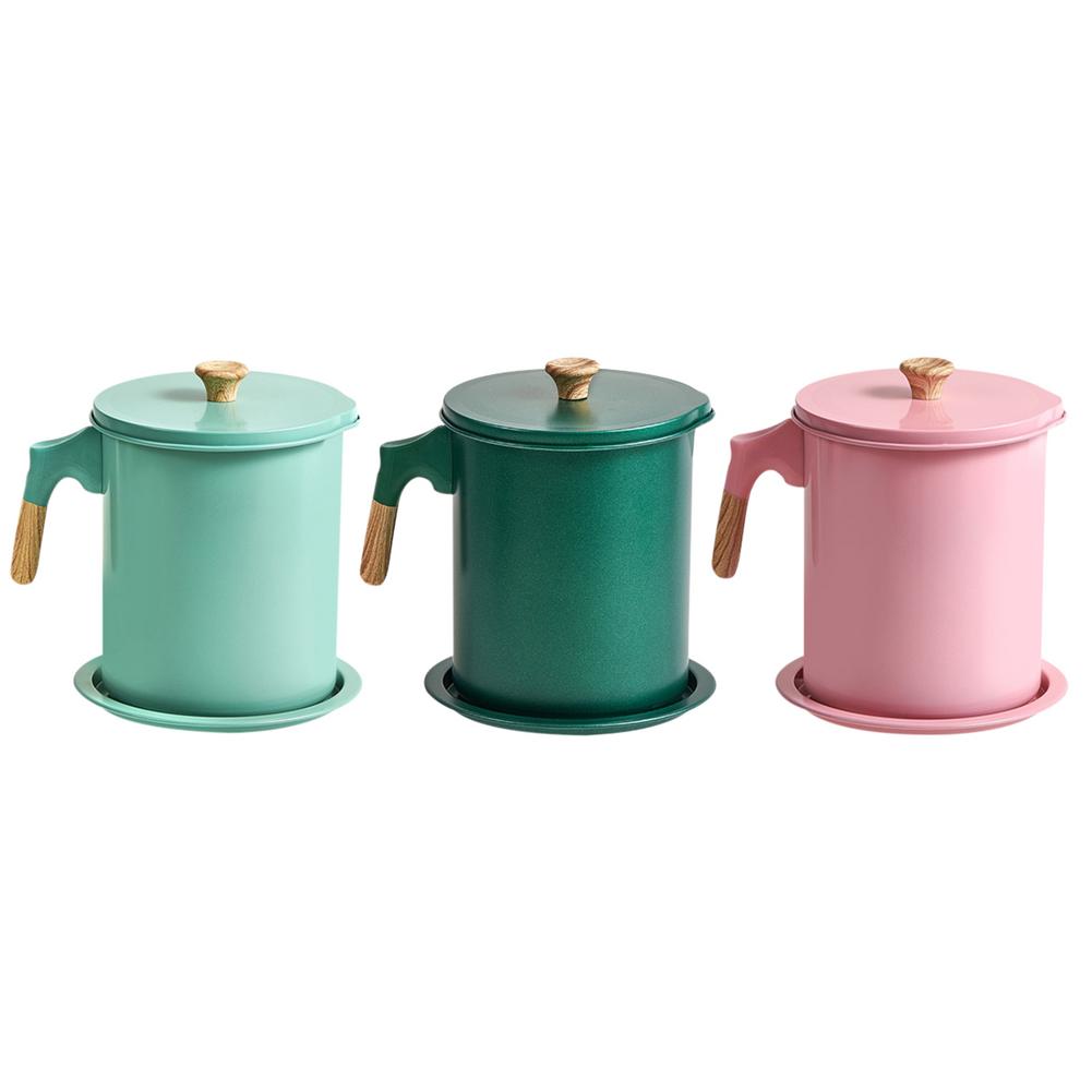 1.4 Litter Stainless Steel Kitchen Oil Filter Pot