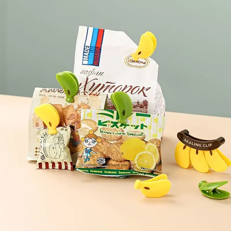 Banana Shaped Magnetic Food Sealing Clips
