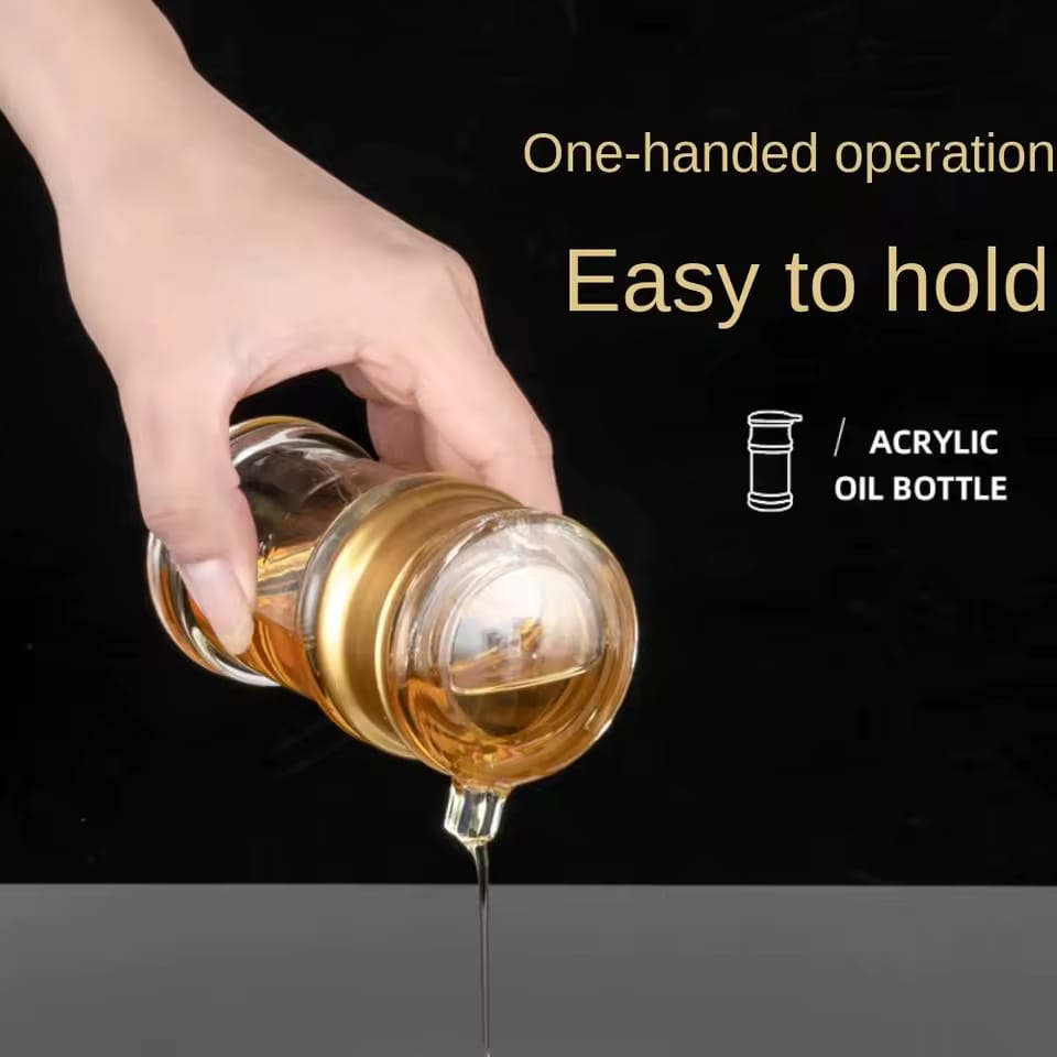 Acrylic Oil Bottle (200ML)