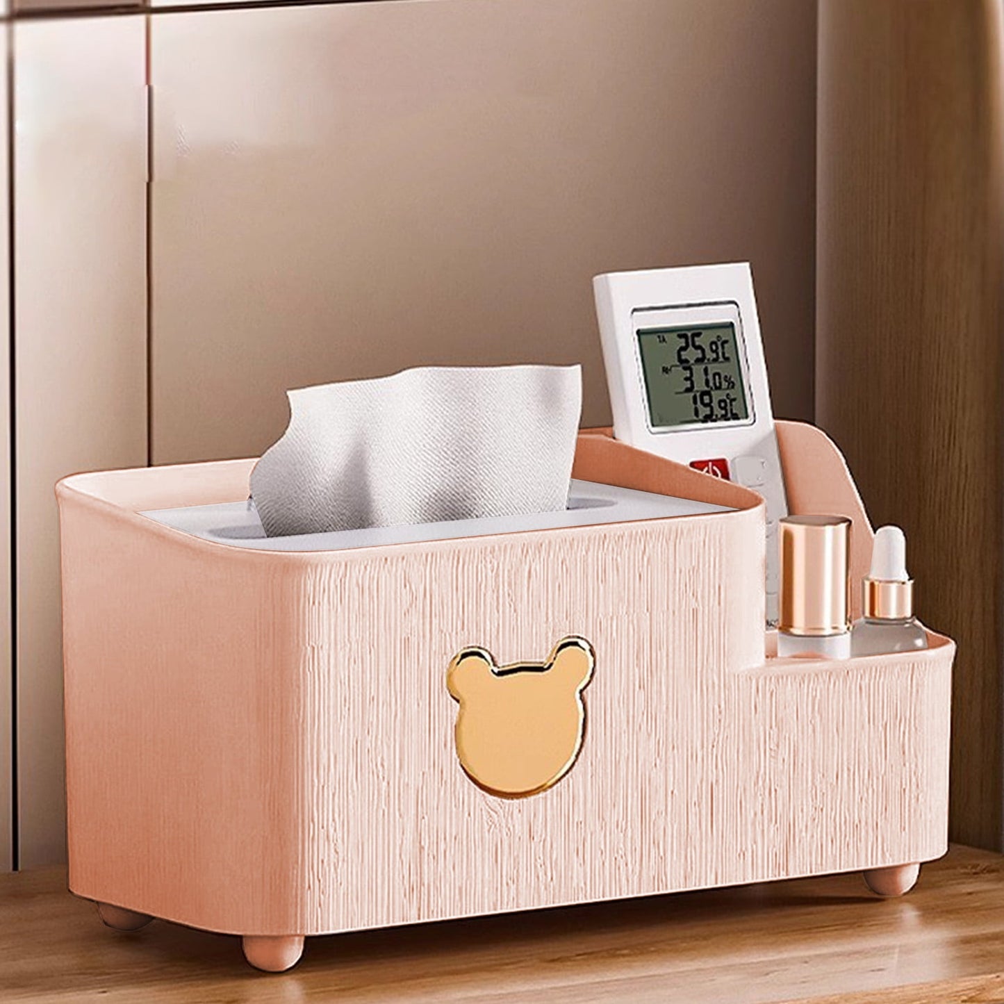 Bear Design Desktop Tissue Storage Box