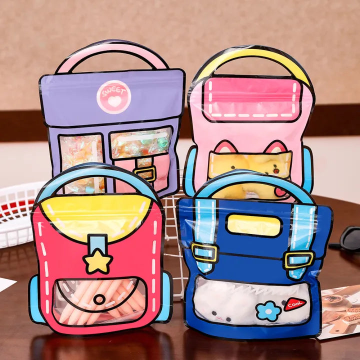 Cute Style 4Pcs Zip Lock Bag