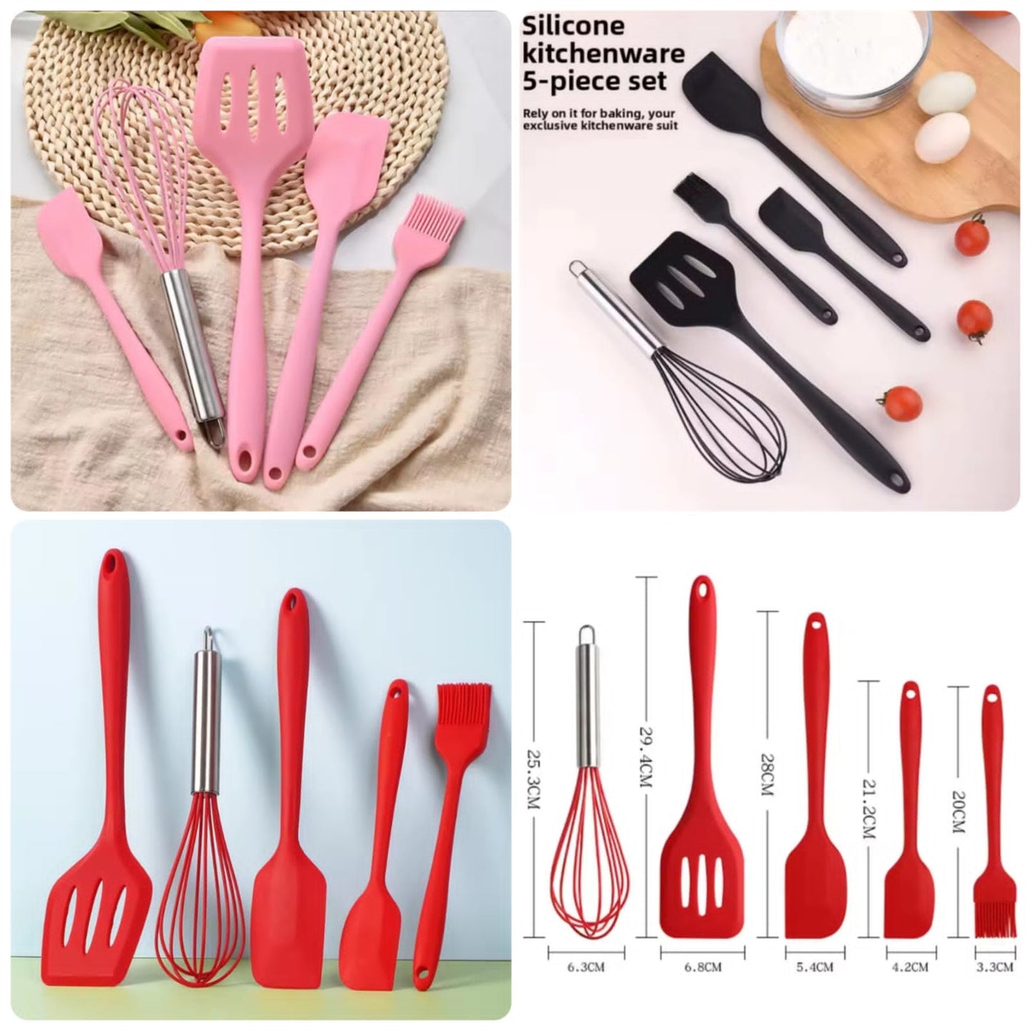 5Pcs silicone Baking Props (Box Packing)