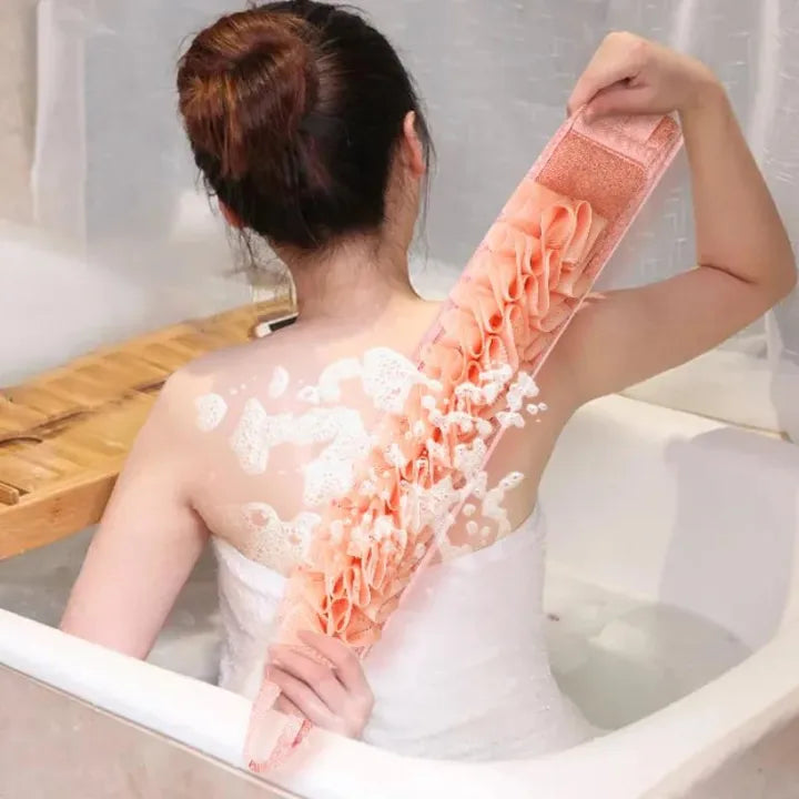 Portable Bath Towel Body Cleaning Dual Sided Bath Belt