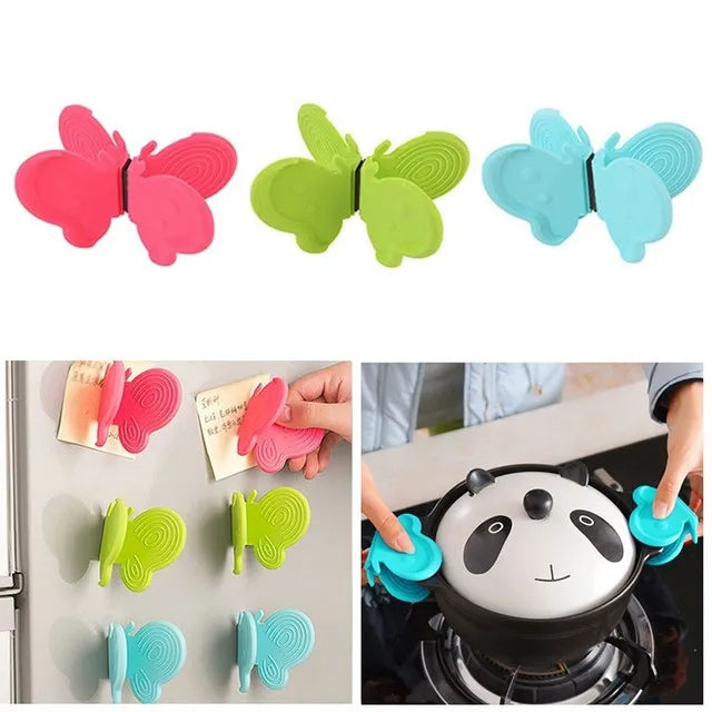 Butterfly Shaped Silicone Heat resistant Pot Holder