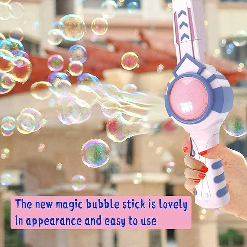 Elastic Smoke Effect Magic Bubble Wand Toy