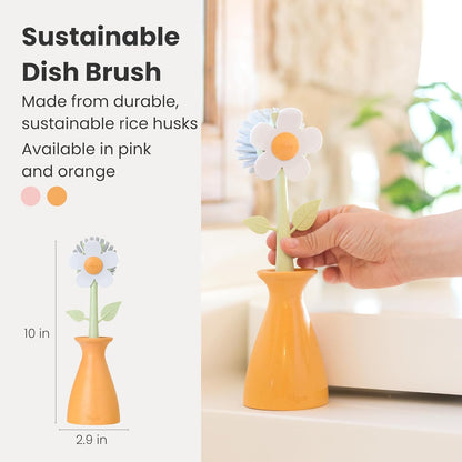 Vase Flower Shape Cleaning Brush