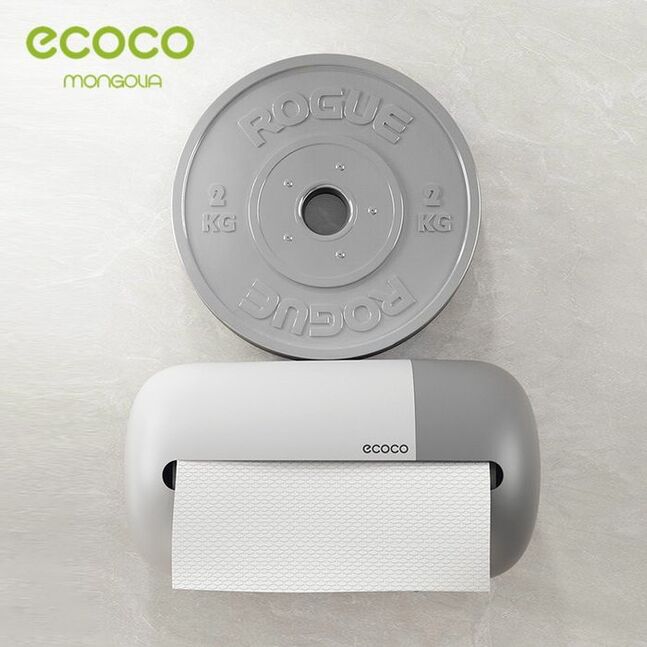 Ecoco Modern Wall-Mounted Tissue & Paper Towel Dispenser