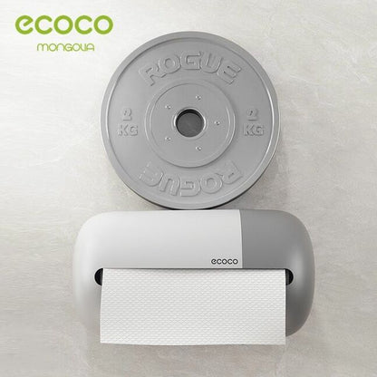 Ecoco Modern Wall-Mounted Tissue & Paper Towel Dispenser