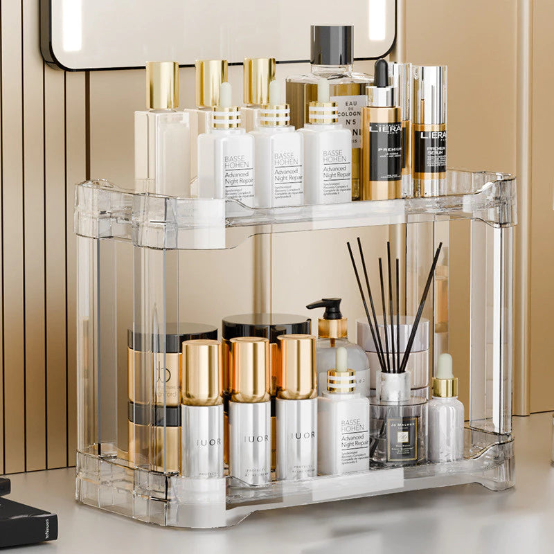 Multi-Layer Acrylic Cosmetics Storage Organizer