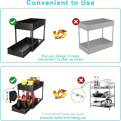 2 Tier Under Sink Organizer Rack