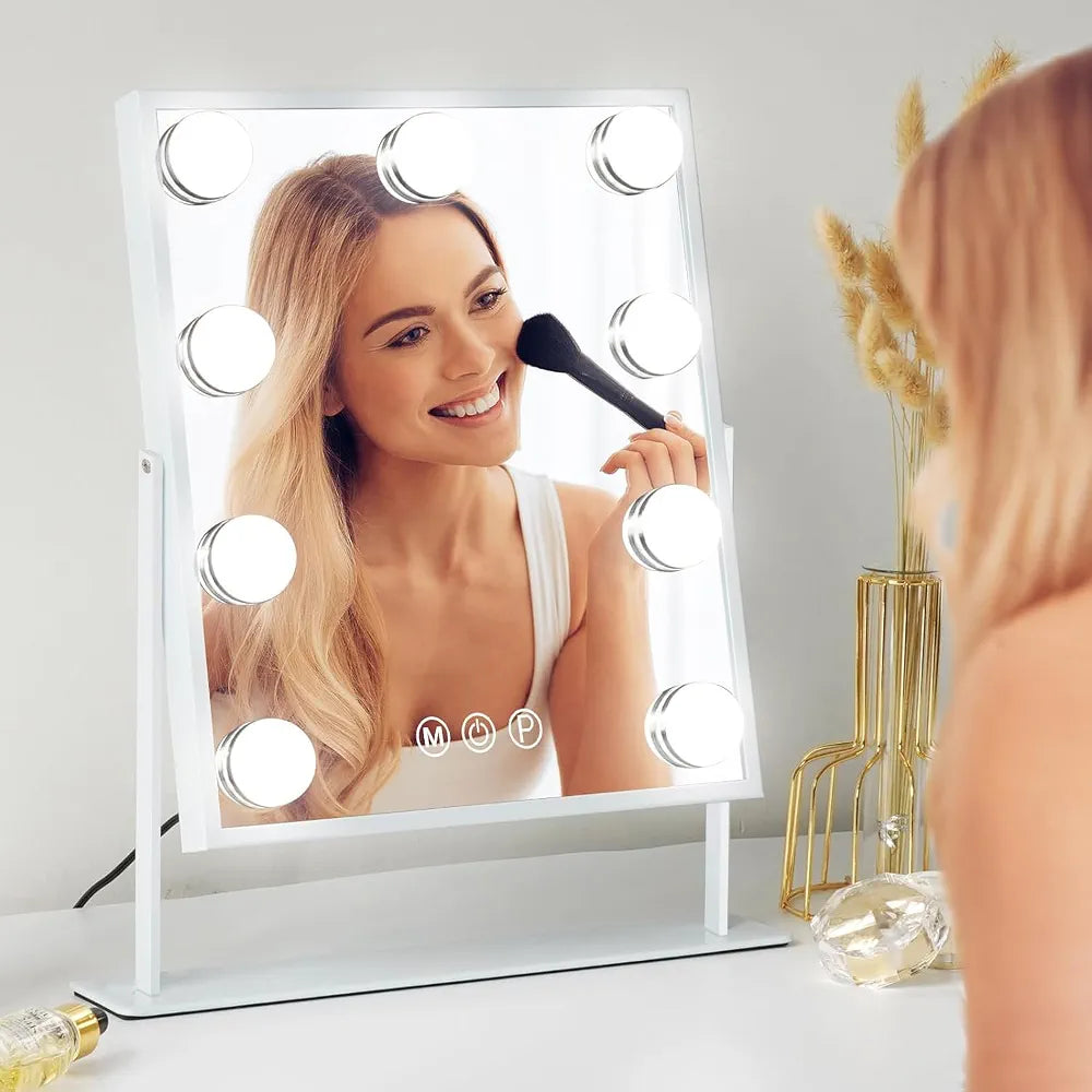 Luxury Vanity Mirror With Bulb (3 Colors Mode)