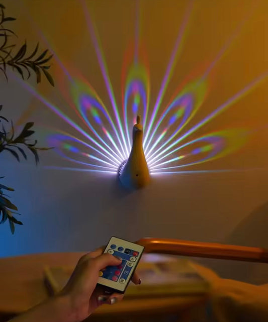 Peacock Star Projector Lamp, Magic Sky Peacock Projector