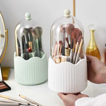 Dustproof Rotating Makeup Brush Holder