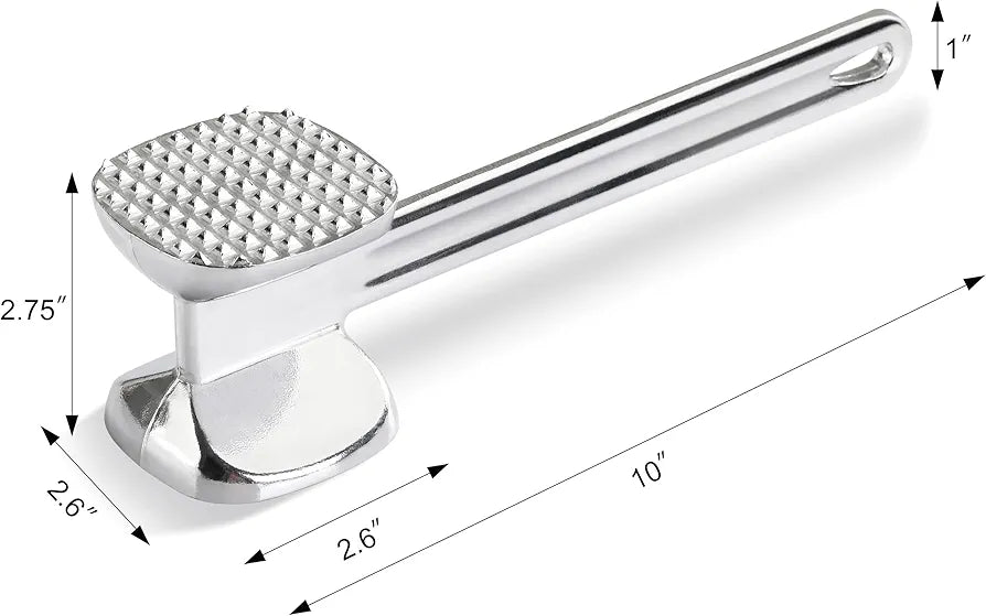 Meat Hammer Stainless Steel Meat Mallet Tenderizer