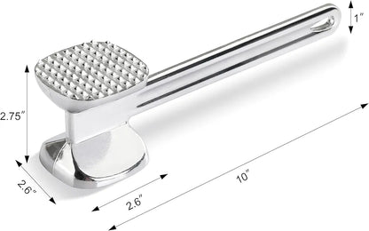 Meat Hammer Stainless Steel Meat Mallet Tenderizer
