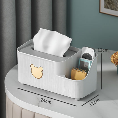 Bear Design Desktop Tissue Storage Box