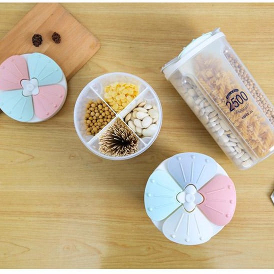 4 Grid Food Storage Container