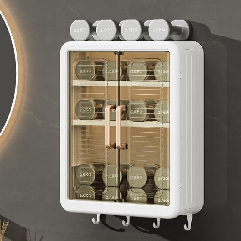 Bathroom Cabinet Punch-Free Wall-Mounted Storage Rack
