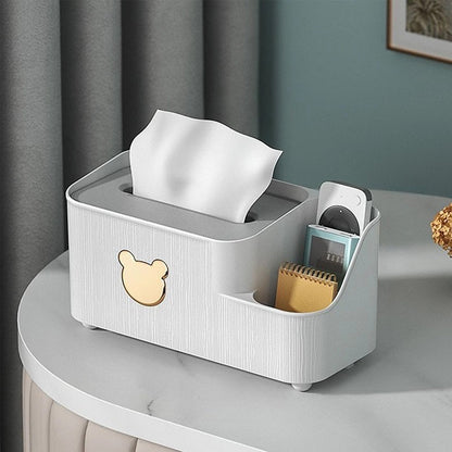 Bear Design Desktop Tissue Storage Box