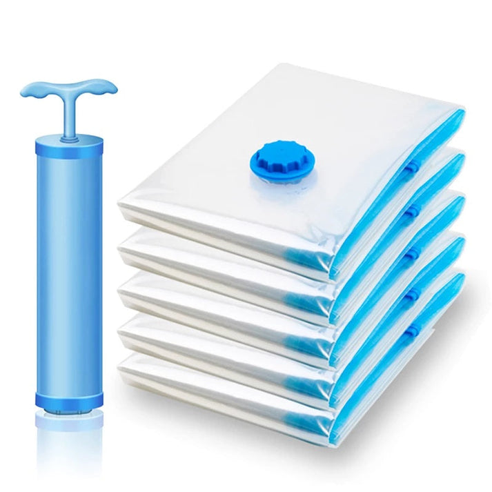 Vacuum Bag 4pcs With Hand Pump