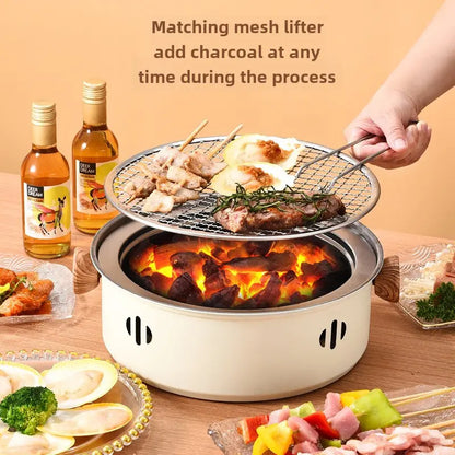 Portable Barbecue Stove with Coal Grill