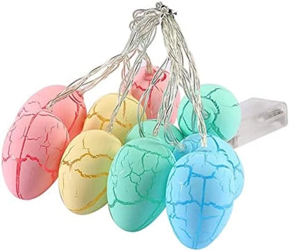 Easter Crackled Egg LED String Lights