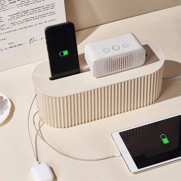 Nordic Cable Management Box – Minimalist Wire Organizer