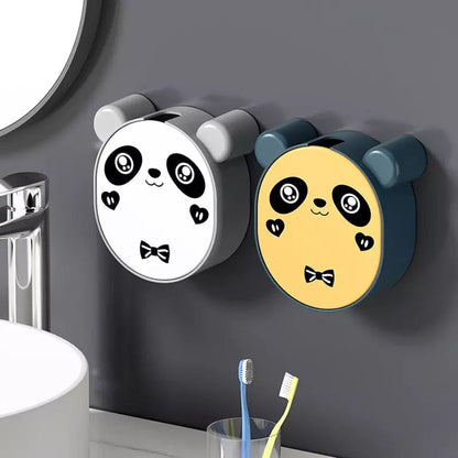Cute Panda Wall Mounted Soap Box With Lid