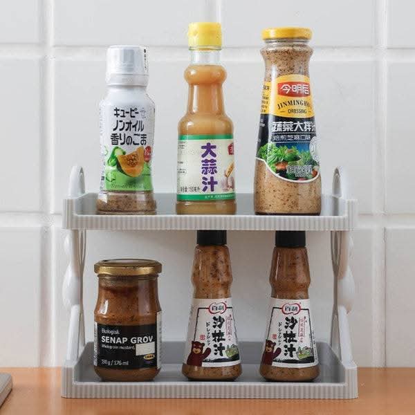 Wall Mounted 2-Tier Storage Rack