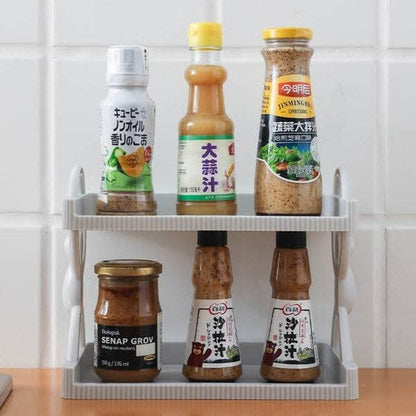 Wall Mounted 2-Tier Storage Rack