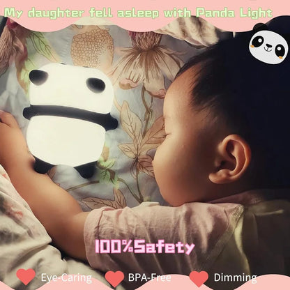 Silicone Panda Lamp