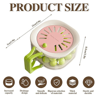 Dust Proof Acrylic Drainer Bowl