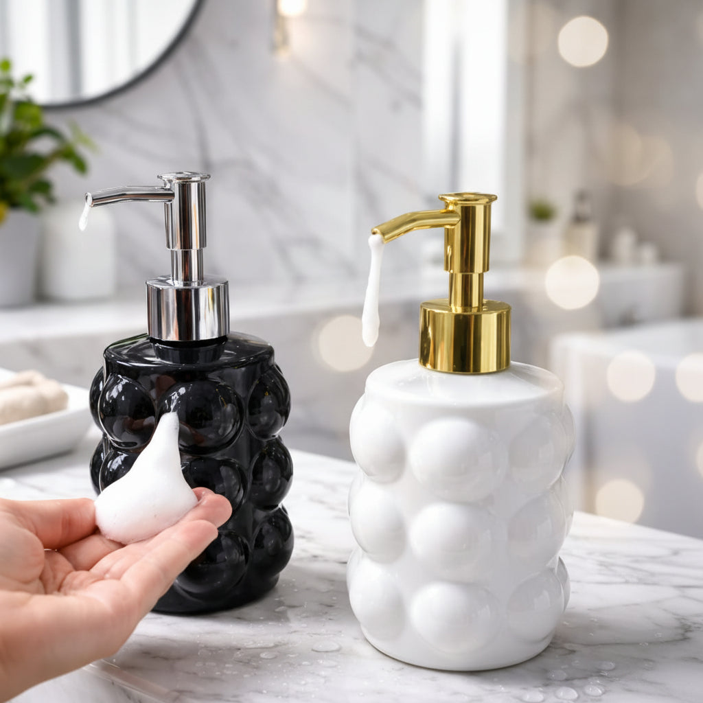 Bubble Glass Soap Pump Dispenser