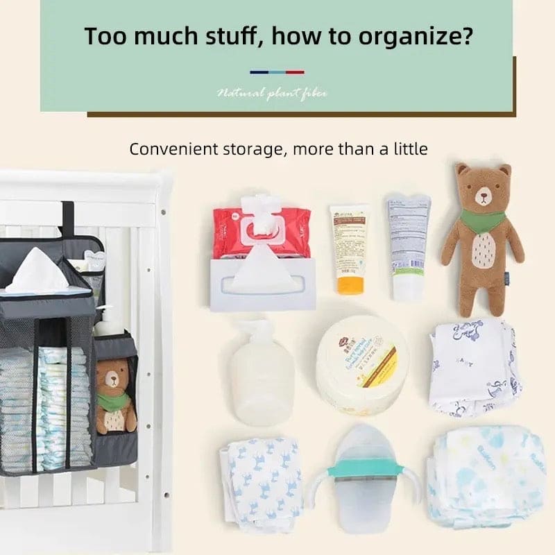 Baby Nursery Organizer Baby's Bedside Storage Bag