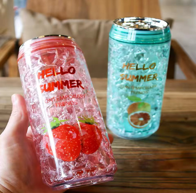 Hello Summer Double Wall Gel Freezer Can