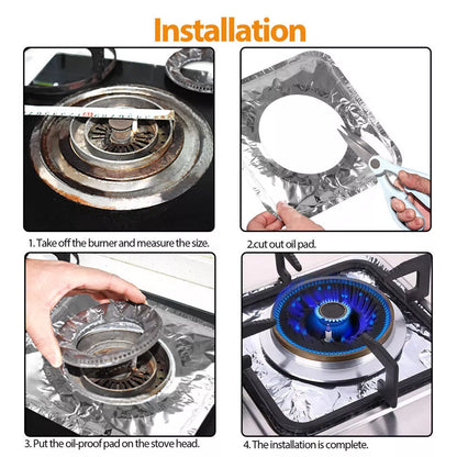 Aluminum Foil Oil Proof Stove Burner Cover