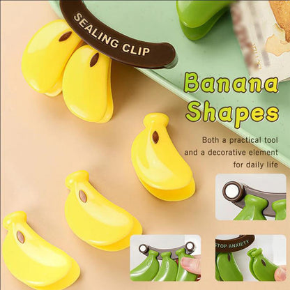 Banana Shaped Magnetic Food Sealing Clips