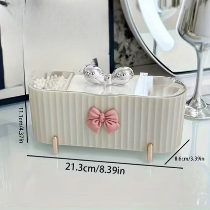 Multipurpose 3 Grid Storage Box With Lid