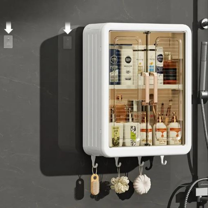 Bathroom Cabinet Punch-Free Wall-Mounted Storage Rack