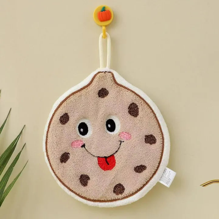 Cute Cartoon Food-Themed Hanging Hand Towels