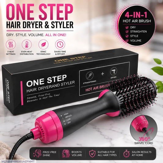 4-In-1 One Step Hair Dryer & Styler