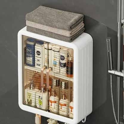 Bathroom Cabinet Punch-Free Wall-Mounted Storage Rack