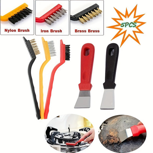 5-in-1 Multipurpose Cleaning & Maintenance Tool Set