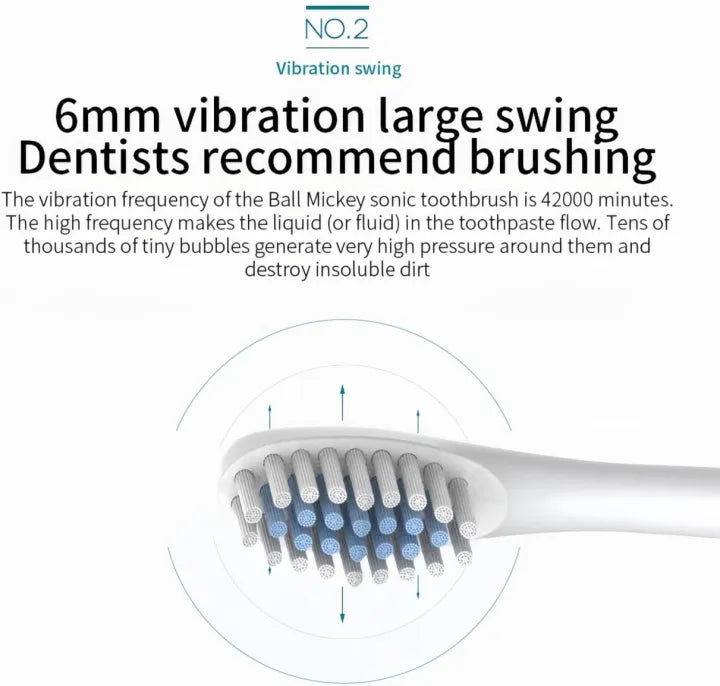 Rechargeable X-3 Sonic Electric Toothbrush