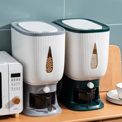 10KG Rice And Cereal Dispenser With Measuring Cup