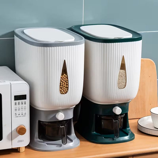 10KG Rice And Cereal Dispenser With Measuring Cup
