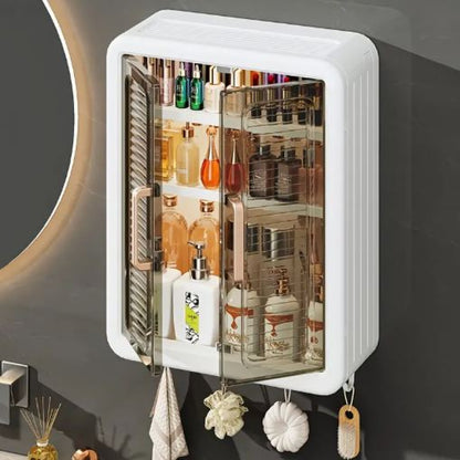 Bathroom Cabinet Punch-Free Wall-Mounted Storage Rack