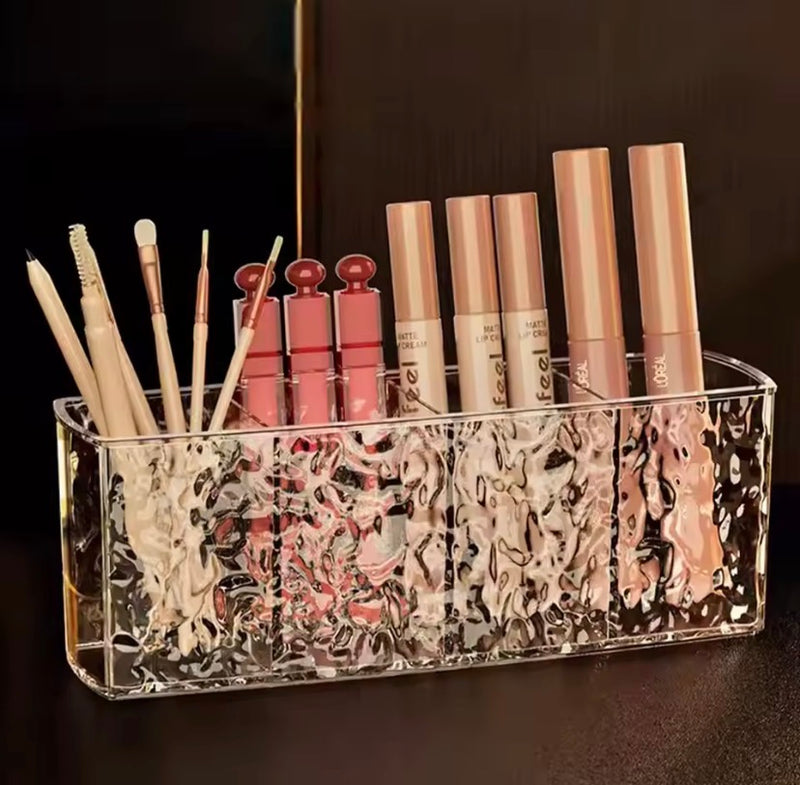 4 Grid Makeup Brush & Pen Holder